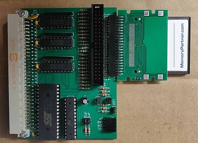 Extra image of IDE Interface Podule (IDEFS/ZIDEFS) 16bit A310 - RPC with 64GB Compact Flash card fitted